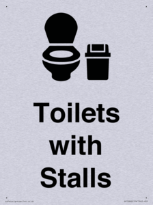 Toilets: Stalls with Sanitary Bin